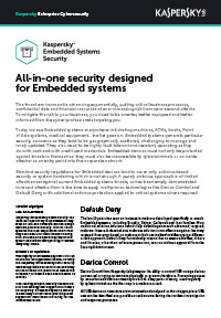 Seguridad todo en uno diseñada para cajeros automáticos, quioscos, sistemas de punto de venta