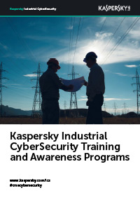 Formación en Kaspersky Industrial CyberSecurity y programas de concienciación