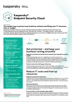 Hoja de especificaciones de Kaspersky Endpoint Security Cloud