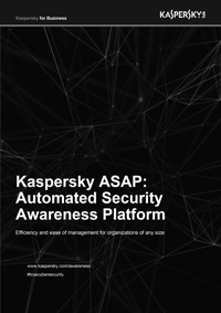 KASPERSKY AUTOMATED SECURITY AWARENESS PLATFORM (ASAP) - FICHA DE PRODUCTO 