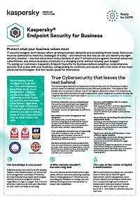 KASPERSKY ENDPOINT SECURITY FOR BUSINESS : FICHA DE PRODUCTO
