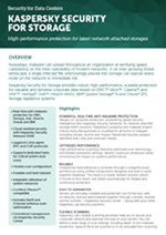 Kaspersky Security for Storage: hoja de datos